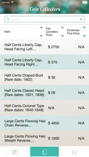 coins - a price catalog for coin collectors iphone screenshot 2