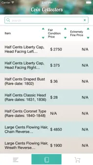Coins - A Price Catalog for Coin Collectors iphone bilder 1