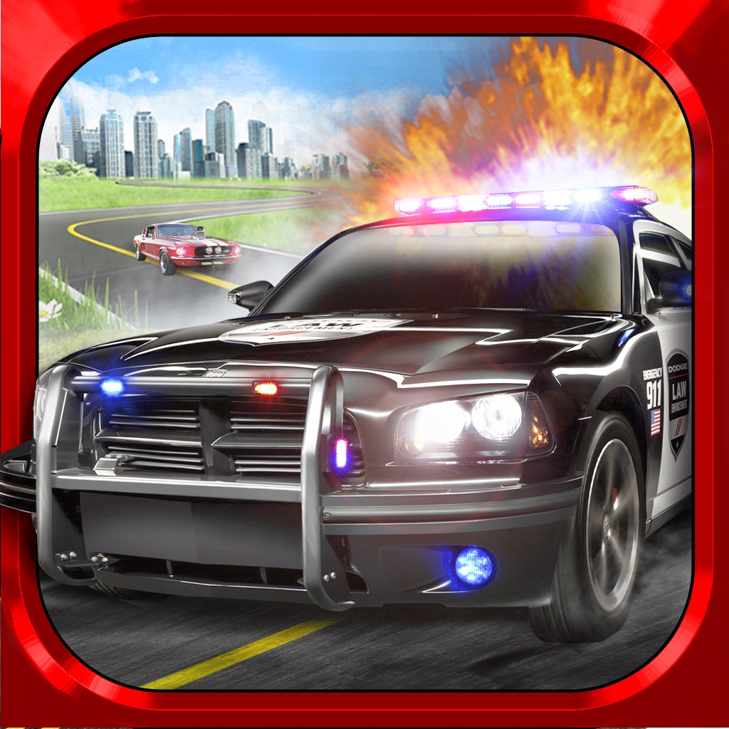 Police Car Games Racing Real Escape Race Icon
