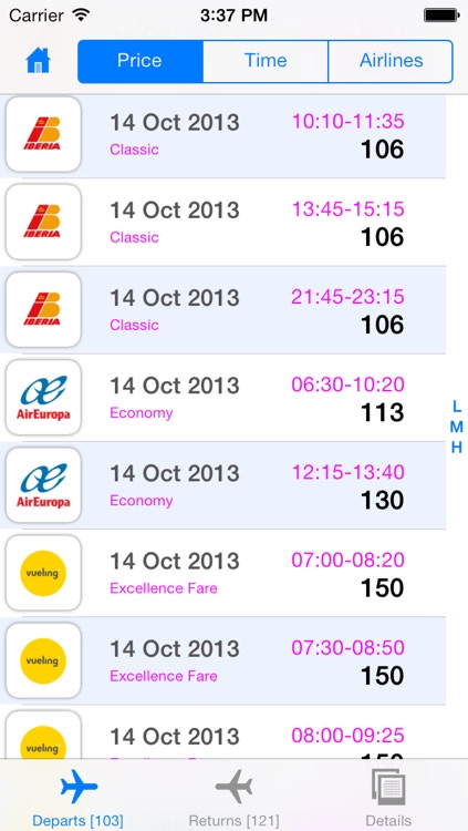 Spain Flight
