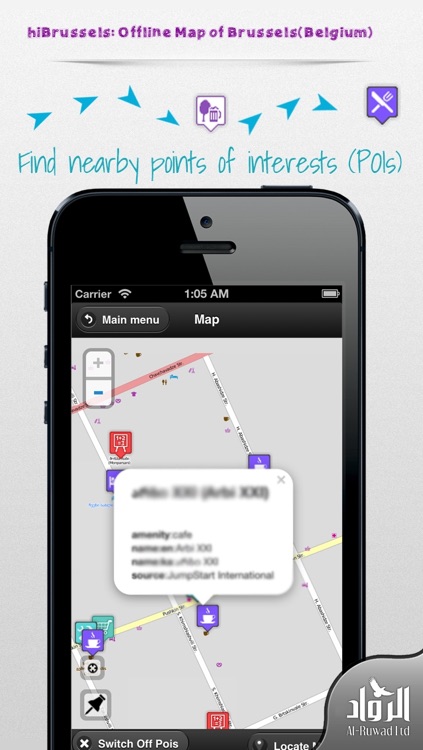 hiBrussels: Offline Map of Brussels(Belgium)