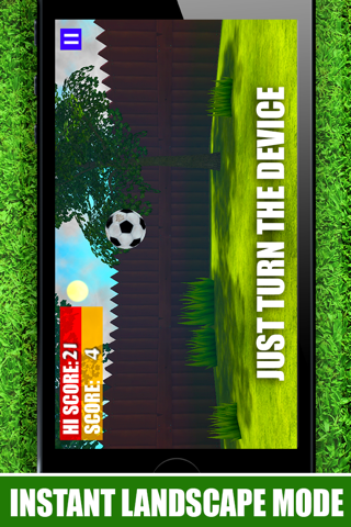 A Keepy Uppy 3D : Kick Ups - The Best Super Soccer Ball Juggling Football Skills Game 2014 screenshot 3