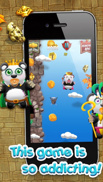 Baby Panda Bears Battle of The Gold Rush Kingdom - A Super Jumping Game FREE Edition! screenshot-3