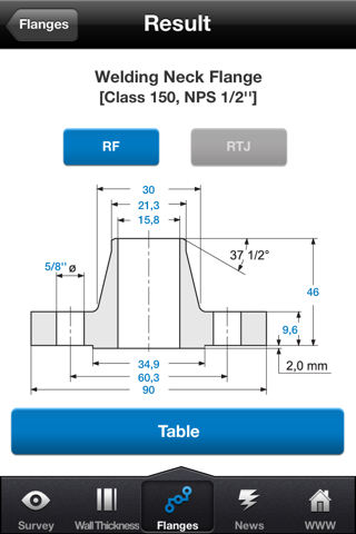 ASME Flanges screenshot 4