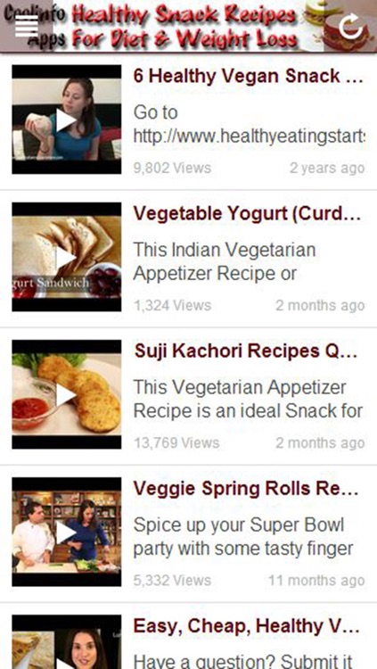 Healthy Snack Recipes For Diet & Weight Loss! screenshot-3