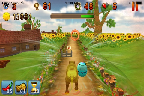 Turbo Rhino Obstacle Race Free 3D Animal Race Game screenshot 4