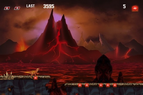 T-Rex Dinosaur Escape Run - At the Worlds End screenshot 2