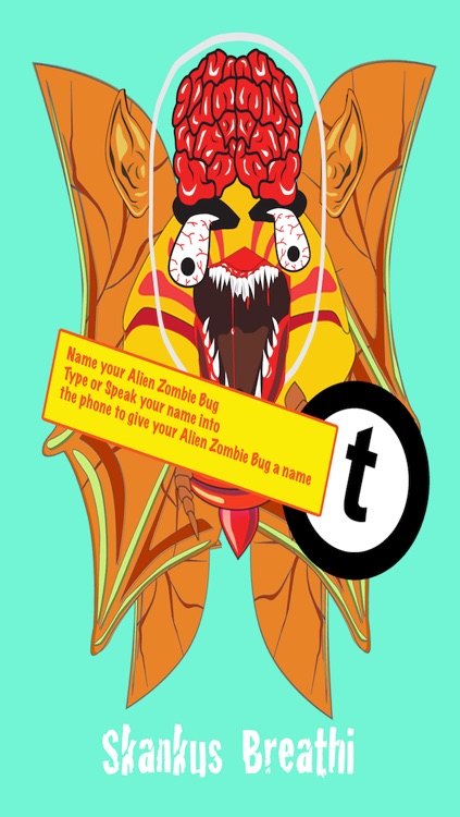 Alien Zombie Bug Face