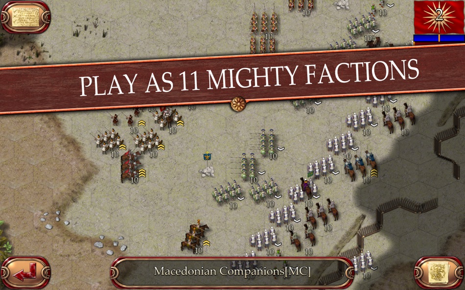 #2. Ancient Battle: Alexander (macOS) Bởi: Hunted Cow Studios Ltd.