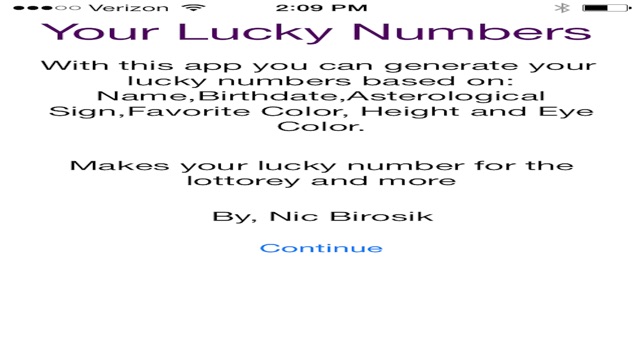 Lucky Numbers