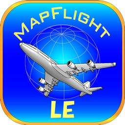 MapFlightLE Sky journey on the map