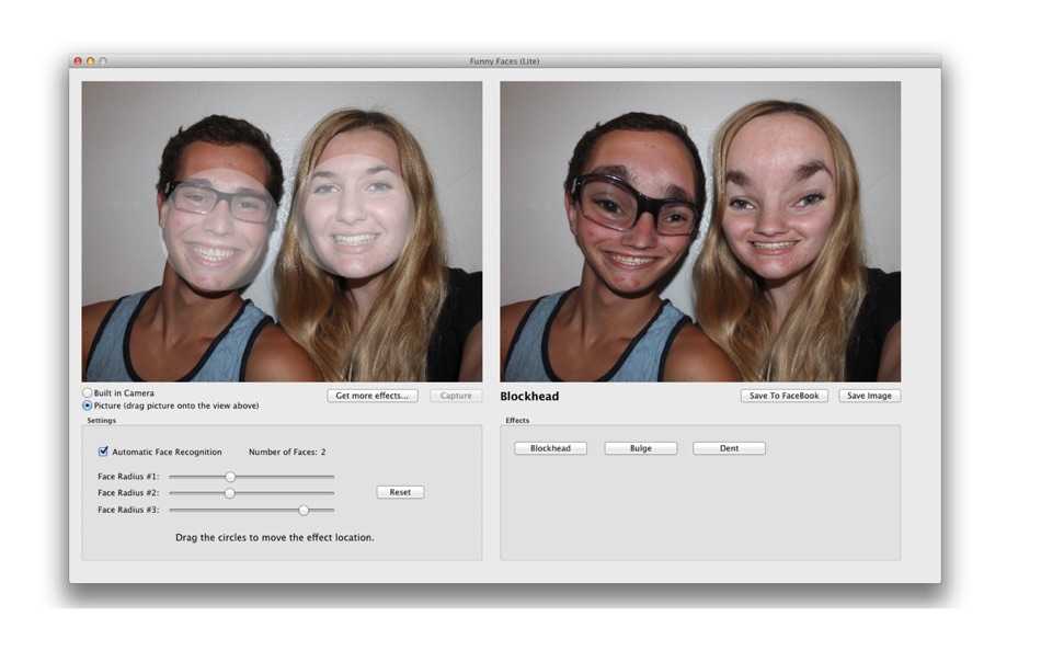 Funny Faces (Lite) for Mac OS X - 3.0.1 - (macOS)