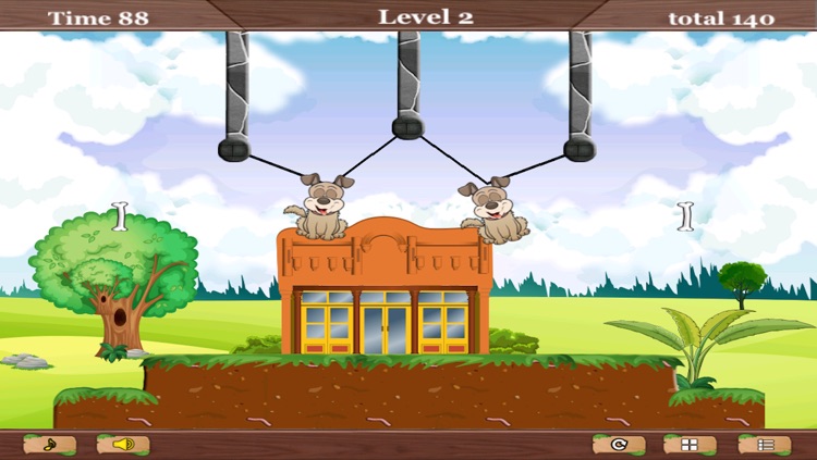 Feed My Pet Dog: A Logic Rope Rescue Strategy Game
