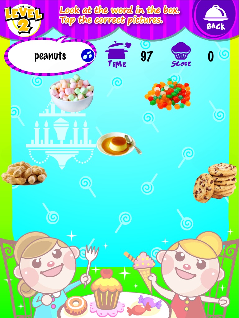 Vocabulary Catcher 7 - Food, Snacks and desserts, Drinks screenshot 3