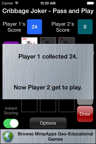 Cribbage Joker screenshot 3