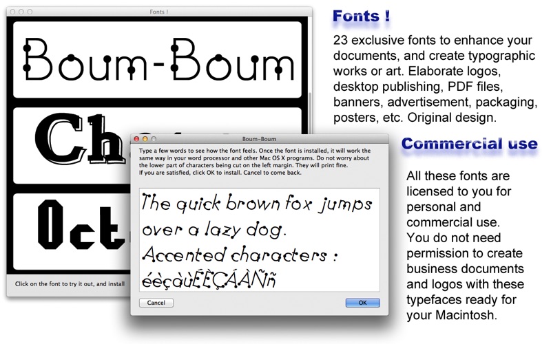 fonts ! iphone screenshot 1