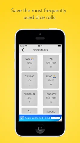 Game screenshot Dice - Your app for RPGs, wargames and board games apk