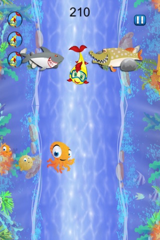 Happy Fish Fall Down screenshot 2