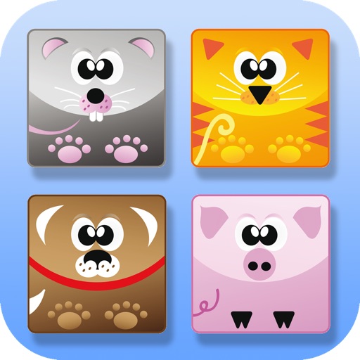 Match the Animals : Free Preschool Educational Shapes Learning Games for Kids and Toddlers