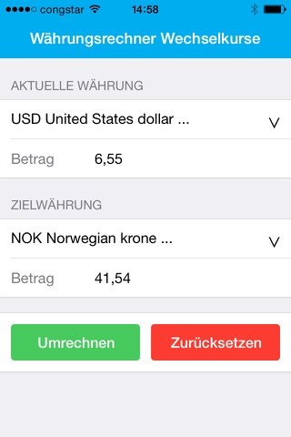 Währungsrechner Wechselkurse Währungsumrechnung screenshot 2