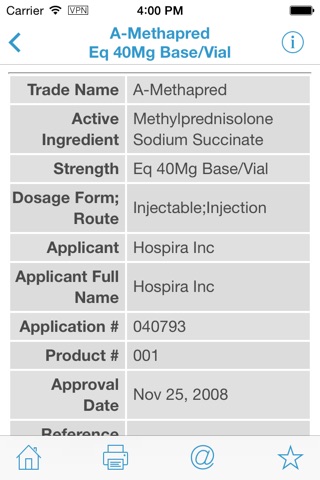 Drug & Medications (Orange Book for FDA Approved Drugs, Tablets & Pills) screenshot 3