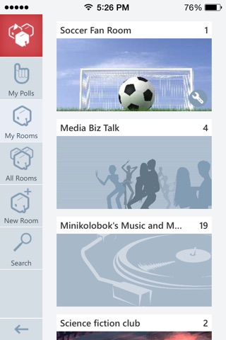 Poll Rooms screenshot 2