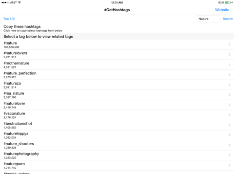 Screenshot #5 pour GetHashtags Free - Copy & Paste Most Popular Hashtags for Instagram