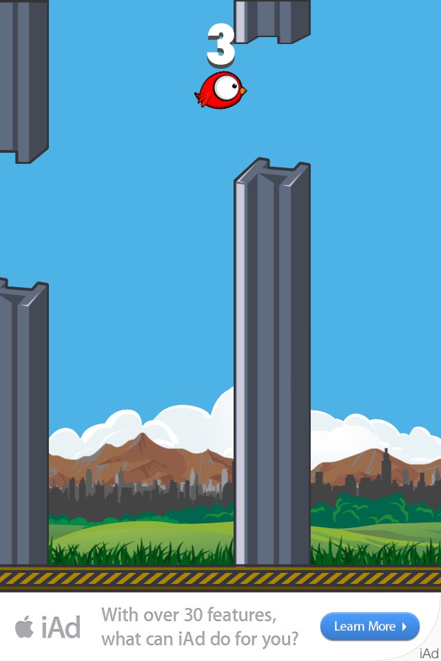 Mighty Bird - The endless & impossible adventure of a new flappy game action hero. screenshot 3