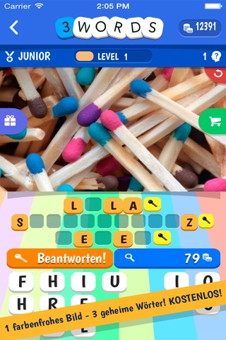 3 Words: Colorful – find three secret words in one crazy colorful picture screenshot 4