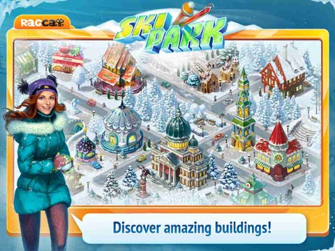 Ski Park HD: Build Resort and Find Objects! iPad app afbeelding 4
