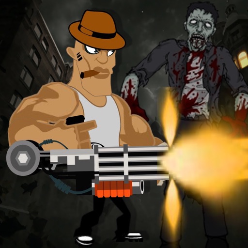 Tough Gangstars vs Zombies Invasion - Judgement Day Defense Shooting Games icon