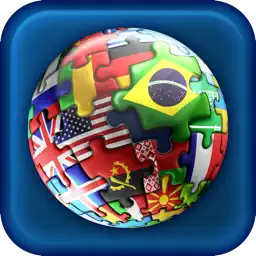 Geo World Deluxe - Fun Geography Quiz With Audio Pronunciation for Kids app icon