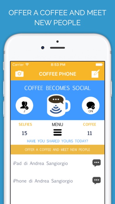 Screenshot #1 pour Coffee Phone