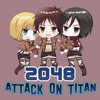 2048 Manga : Slide The Tiles Numbers Puzzle Match Games Free Editions for Attack On Titan