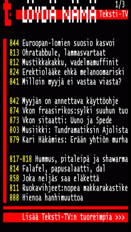 TekstiTV Finland