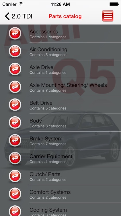 AutoParts Audi Q5