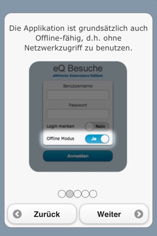 eQ Besuchsberichte screenshot 2