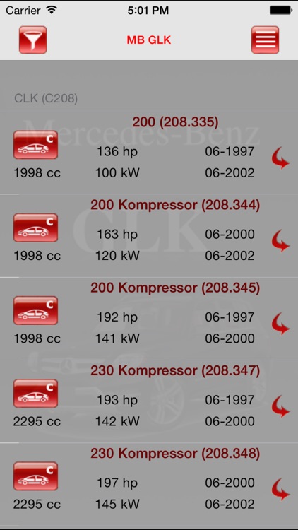 AutoParts Mercedes-Benz GLK