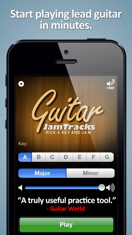 Guitar Jam Tracks: Acoustic Blues - Free Scales App
