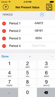 npv calculator iphone screenshot 3
