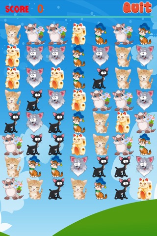 Kitty Cat Match - Connect Three Animal Puzzle Fun screenshot 3