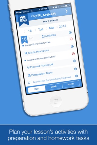 Easy Planner - Mobile Lesson Planning Tool for Teachers screenshot 2
