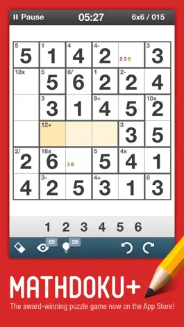 Game screenshot Mathdoku+ Sudoku Style Math & Logic Puzzle Game mod apk