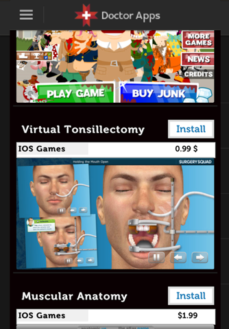 Doctor Games & Apps screenshot 2