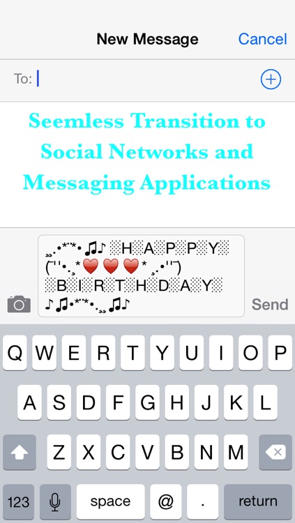 Cool Text Art - Add new style to your messages and status updates with one click!