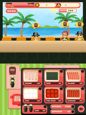 Screenshot #5 pour Sushi Deluxe Lite Jeu gratuit - les meilleurs jeux ludiques pour les enfants, garçons et filles - Cool Drôle 3D Jeux Gratuits - Addictive Apps Multijoueur Physique, App Addicting,   jeu de gestion du temps