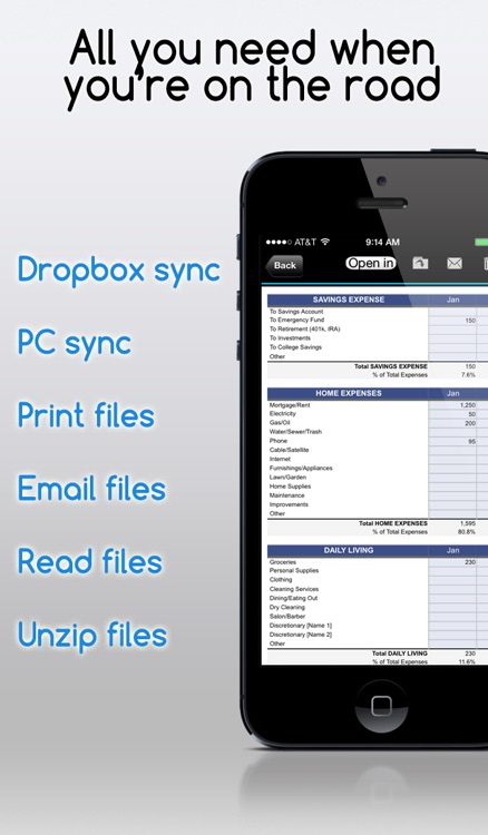 My Office Documents - 3 in 1 filer app: file manager, viewer, and printer. Transfer and save downloads