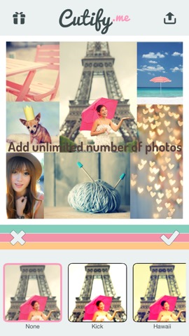 Cutify Me - Kawaii Photo Decoration with Dress Up Stickers Cute Face Masks Lovely Bokeh Light Effects and Vintage Filtersのおすすめ画像4