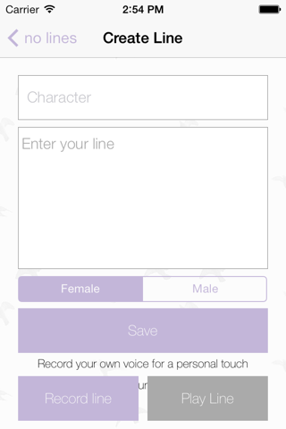 Line Please - Acting Tool to Learn Lines screenshot 3