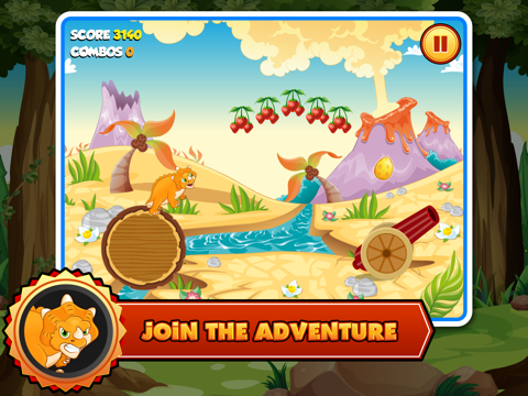 Screenshot #5 pour Dino Baby Jump Story – A Cute Friendly Prehistoric Dinosaur Jurassic Jumping Safari FREE
